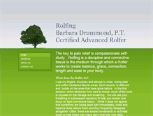Tablet Screenshot of barbaradrummondrolfing.com